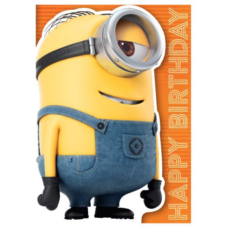 Despicable Me 3 Minions Large Birthday Card £3.40